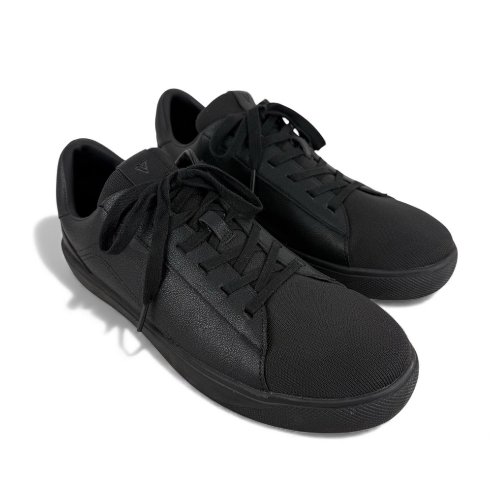 VESSI Soho Sneakers Black Women’s Sz 10 Waterproof Lace-Up Vegan